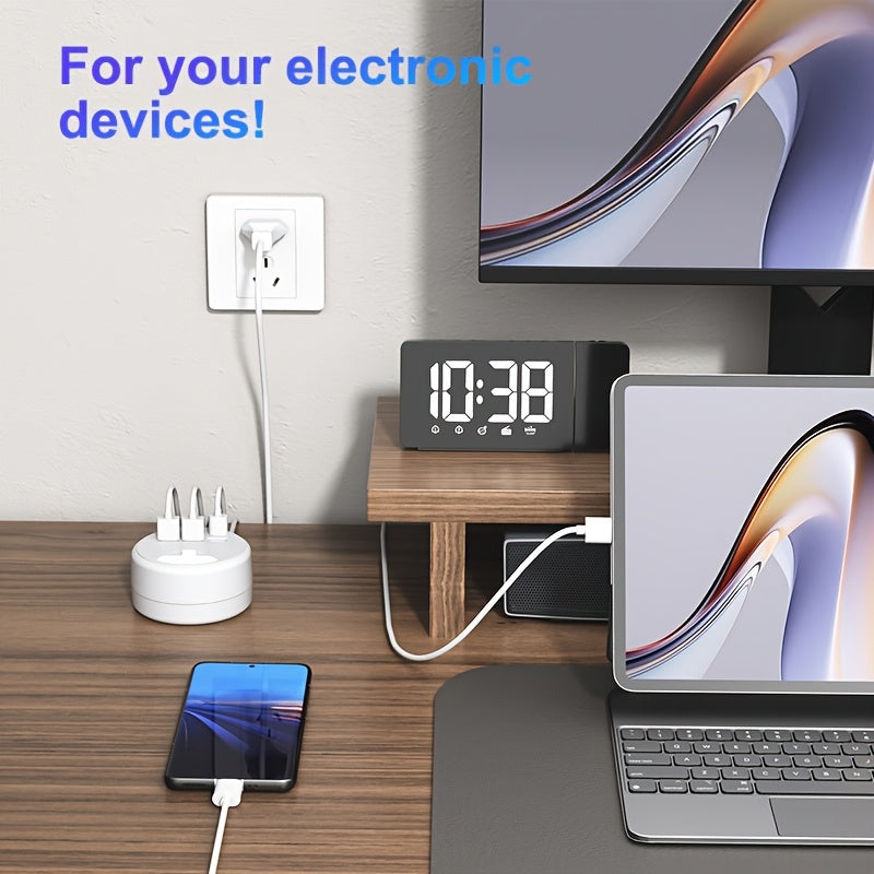 PlugMate | Multifunctionele stekkerdoos & USB-oplader – verlengsnoer van 1,2 m