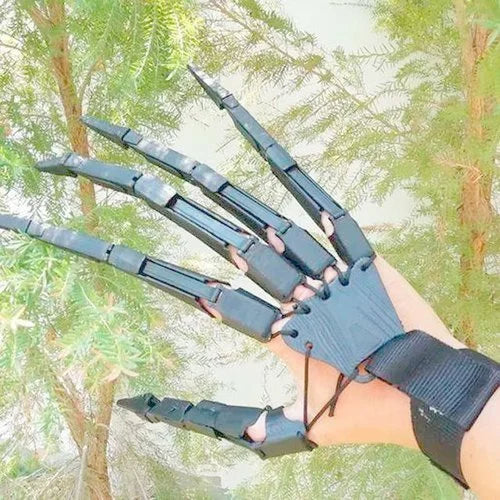 CreepaClaw | 3D-beweegbare vingerverlenging – beweegbaar cosplay-klauwhandaccessoire voor Halloween
