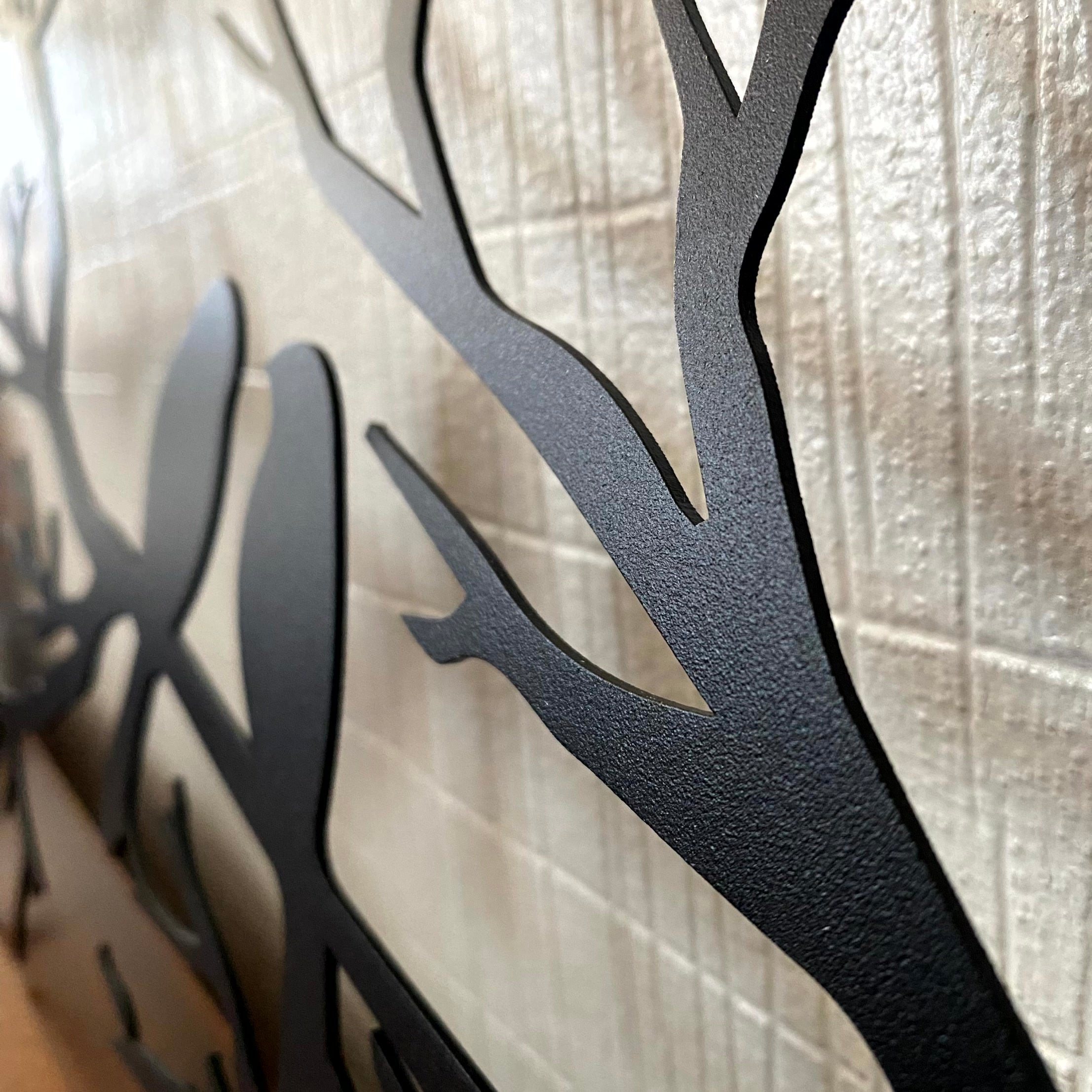 PerchArt | Vogels op Tak Metalen Muur Kunst - Modern & Klassiek woondecoratie
