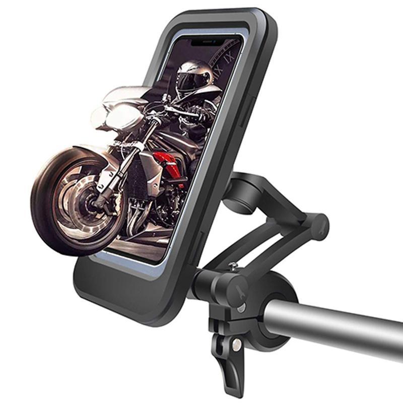 RideCharge | 15W waterdichte fiets-powerbankhouder voor stuur, snel opladen, schokbestendig en compatibel