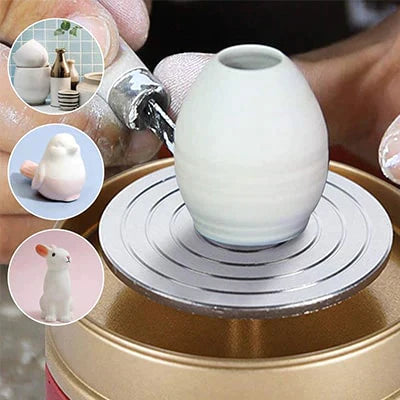 TinyPotter | Mini Elektrisch Aardewerkwiel - Draagbare DIY Klei Ambachtelijke Machine