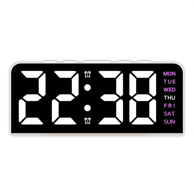 TimePulse | Digitale LED Wekker met Nachtlampje - Stil & Modern Ontwerp