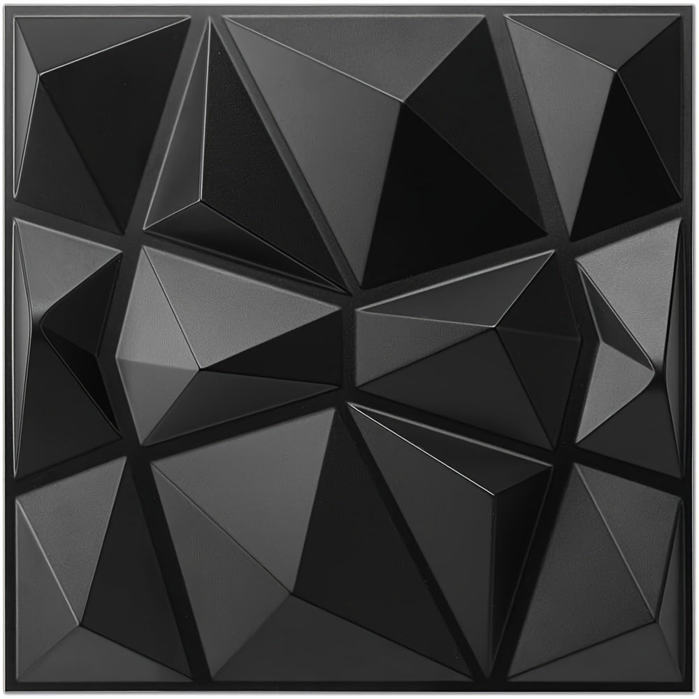 GeoLux | 3D geometrische diamantwandpanelen – zelfklevende, moderne decoratieve panelen voor een stijlvol interieur