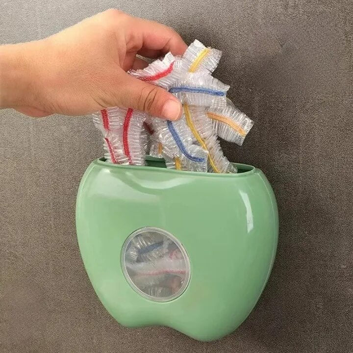 WrapHub | Aan de muur gemonteerde Plastic Wrap Opbergdoos - Handig, Organiseer & Bereik Gemakkelijk