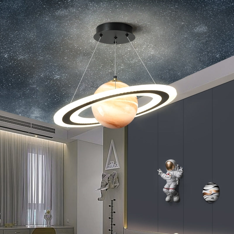 OrbitalLux | Moderne LED Planet Hanglamp - Dimbare Hanglamp