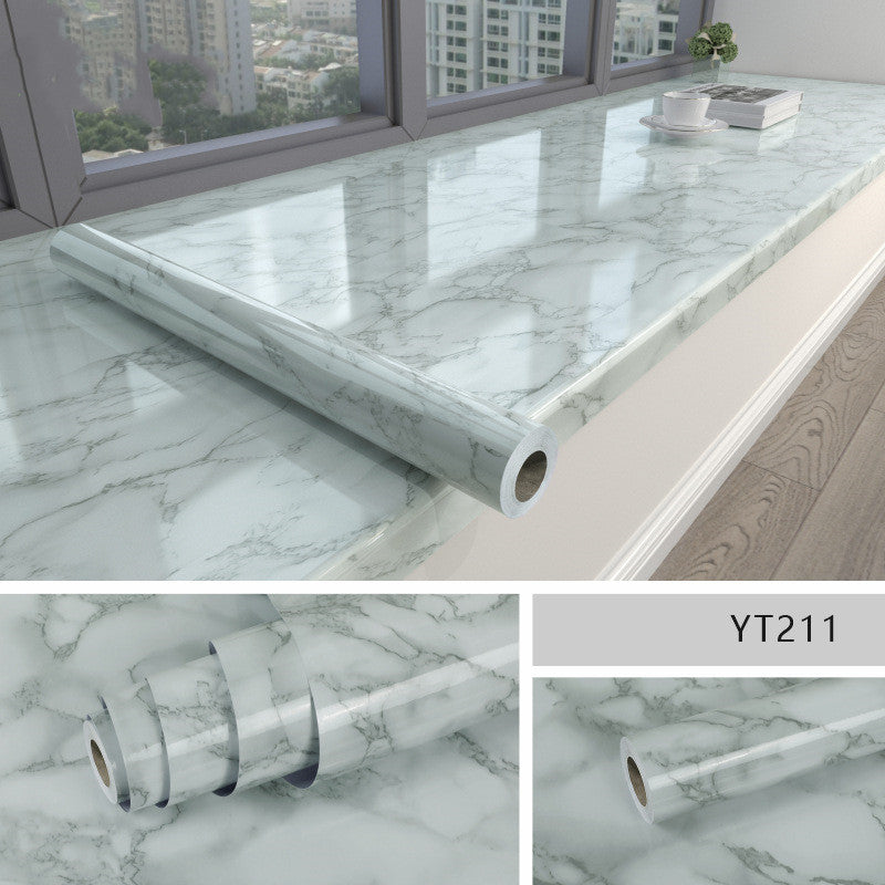 Glossique | Waterdicht Peel-and-Stick Marmer Behang - Zelfklevend Vinyl, Glanzend Marmer Ontwerp