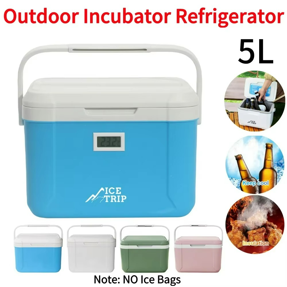 PortaFrost | 5L Mini Compressor Vriezer - Compacte Draagbare Autokoelkast voor Kamperen, Reizen