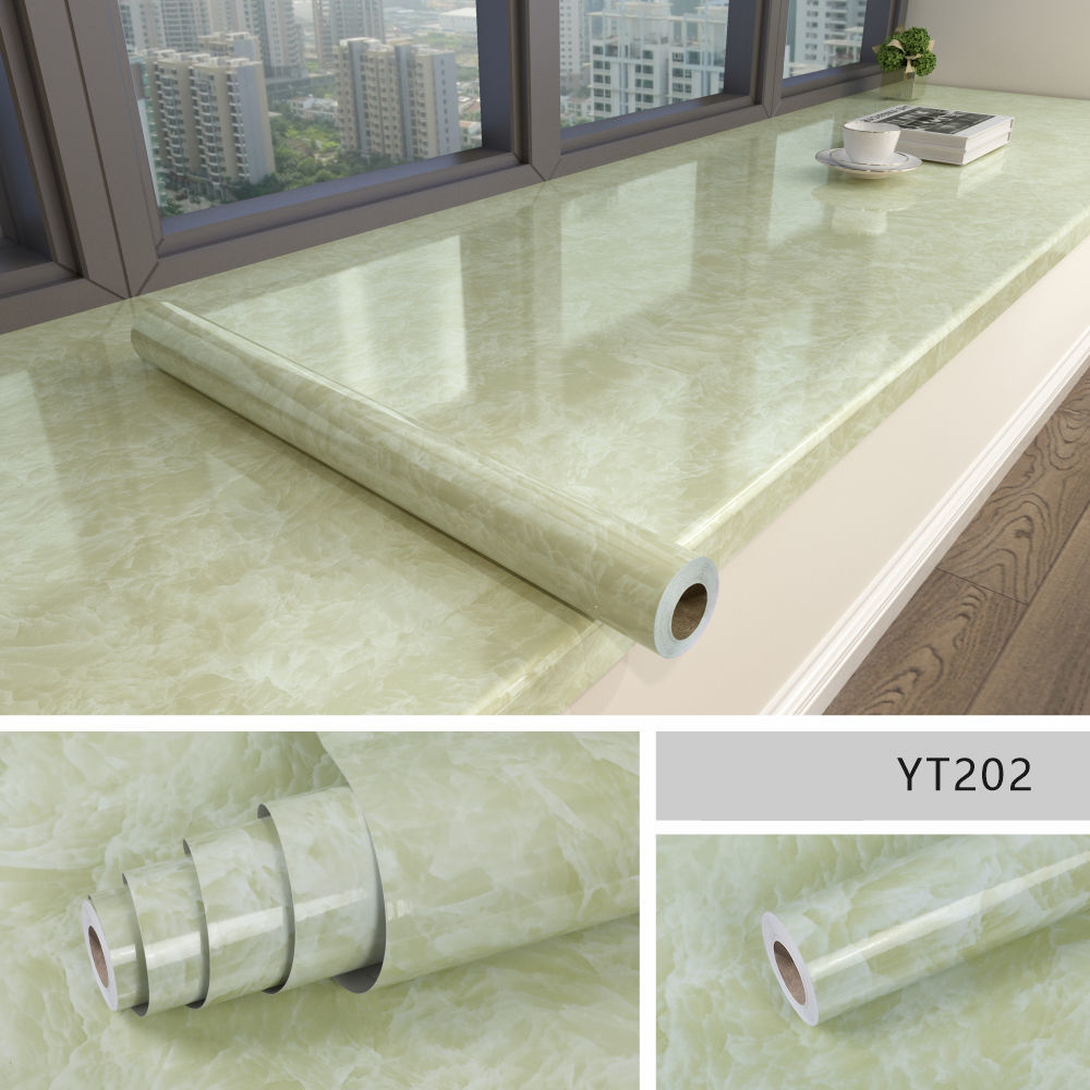 Glossique | Waterdicht Peel-and-Stick Marmer Behang - Zelfklevend Vinyl, Glanzend Marmer Ontwerp