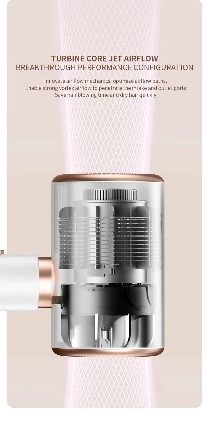 IonBlaze | 2400W Professionele Ionische Haardroger - Warme & Koude Lucht, Pluisvrij Haar