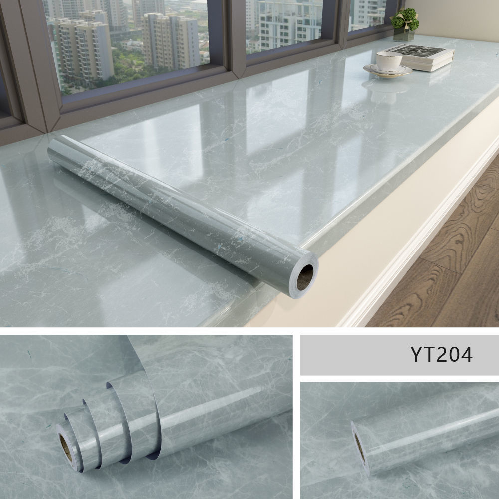 Glossique | Waterdicht Peel-and-Stick Marmer Behang - Zelfklevend Vinyl, Glanzend Marmer Ontwerp