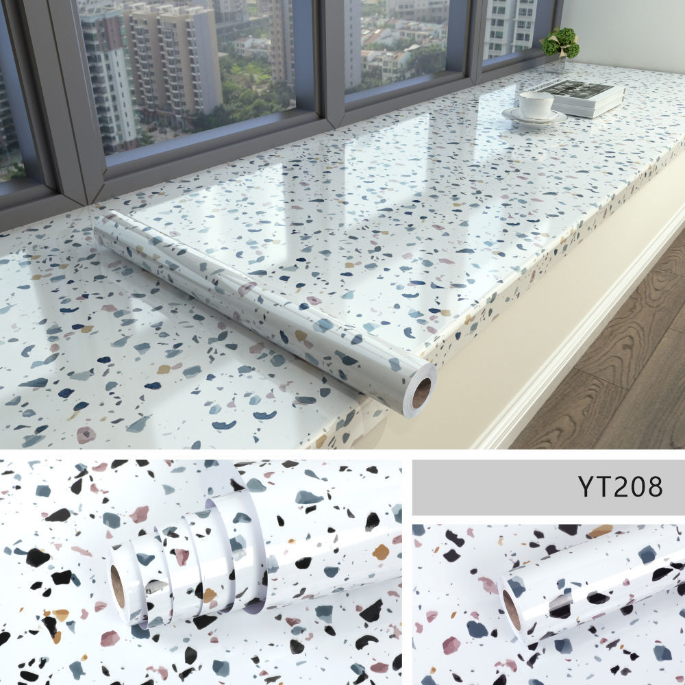 Glossique | Waterdicht Peel-and-Stick Marmer Behang - Zelfklevend Vinyl, Glanzend Marmer Ontwerp