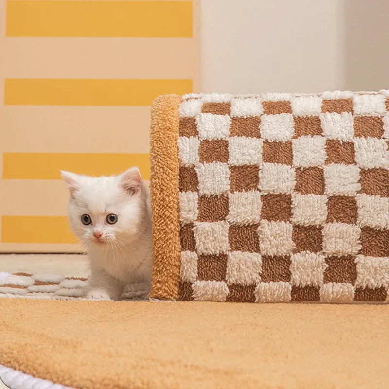 PawTunnel | 2-in-1 pluche tunnelbed voor katten en honden – interactief speelgoed en een knus rustplekje