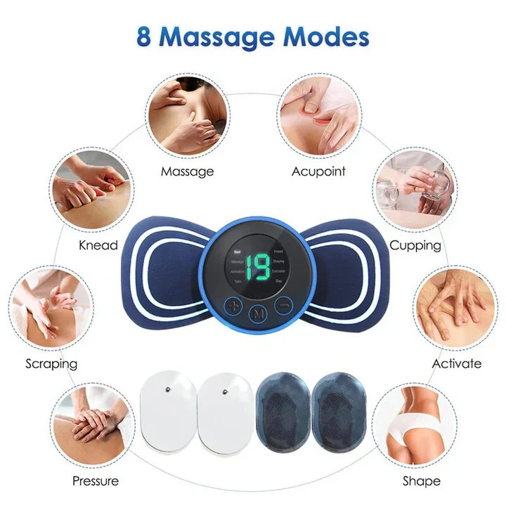 PainZap | Draadloze TENS Pulse Massager - Draagbare spier- en gewrichtspijnbestrijding