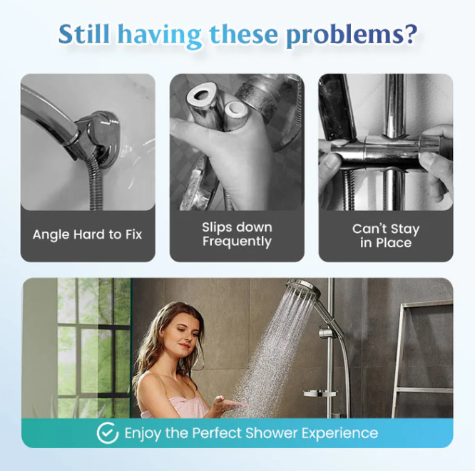 EasySpray | Douchekophouder zonder boren met sterke zuignapbevestiging