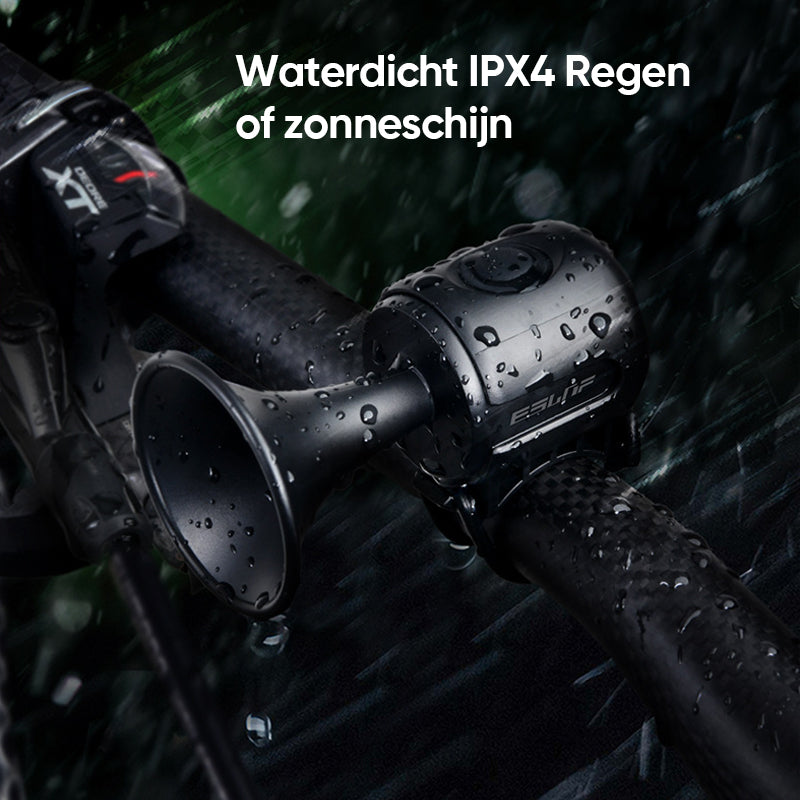 ShockBell | Elektrische fietsbel – Luide claxon van 120 dB, waterdicht, eenvoudig te monteren