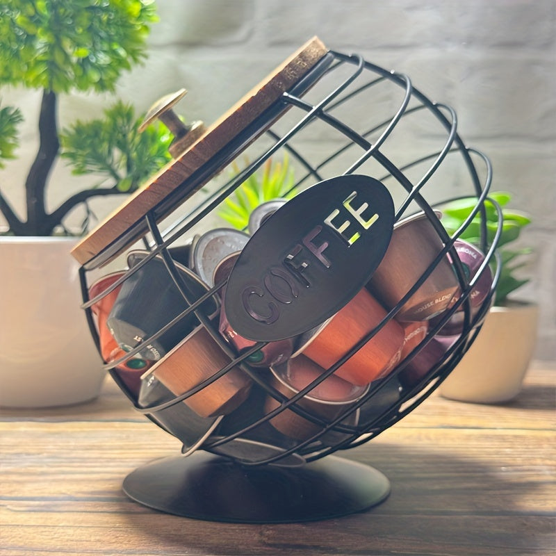 Vesca | Tilted Coffee Pod Caddy – Stylish Capsule Holder for Home Bar, Countertop, Espresso & Kitchen Organization