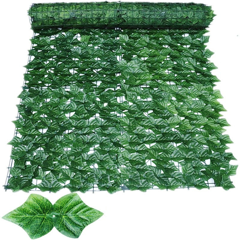 LeafBarrier | Kunstmatige privacy schuttingpanelen – kunstmatige klimopblad-scherm