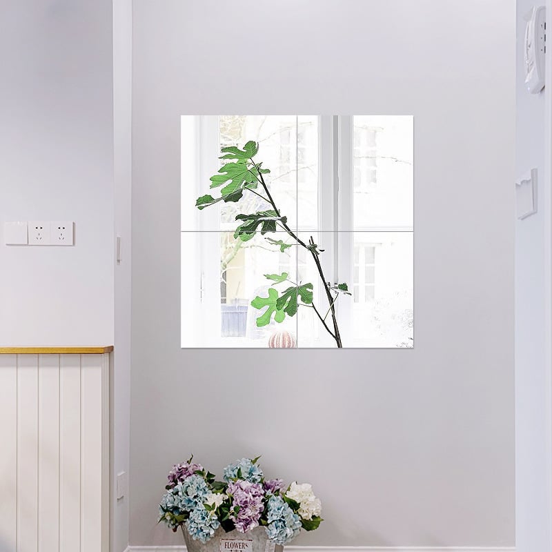 Reflekt | Acrylmuurspiegels - Lichtgewicht Shatterproof Decoratieve Spiegelpanelen voor de Woondecoratie van de Muur