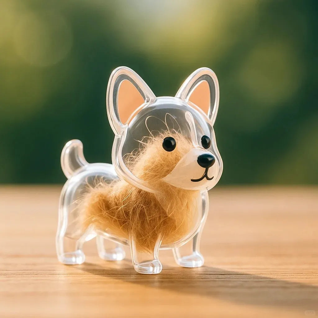 PawCharm | Hondvormige sleutelhanger als aandenken, gepersonaliseerd aandenken aan uw huisdier