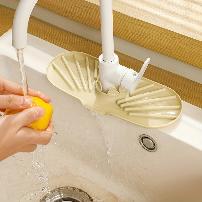 SinkGuard | Keuken Afdruipmat – Spatbestendige Waskom Beschermer & Opberger