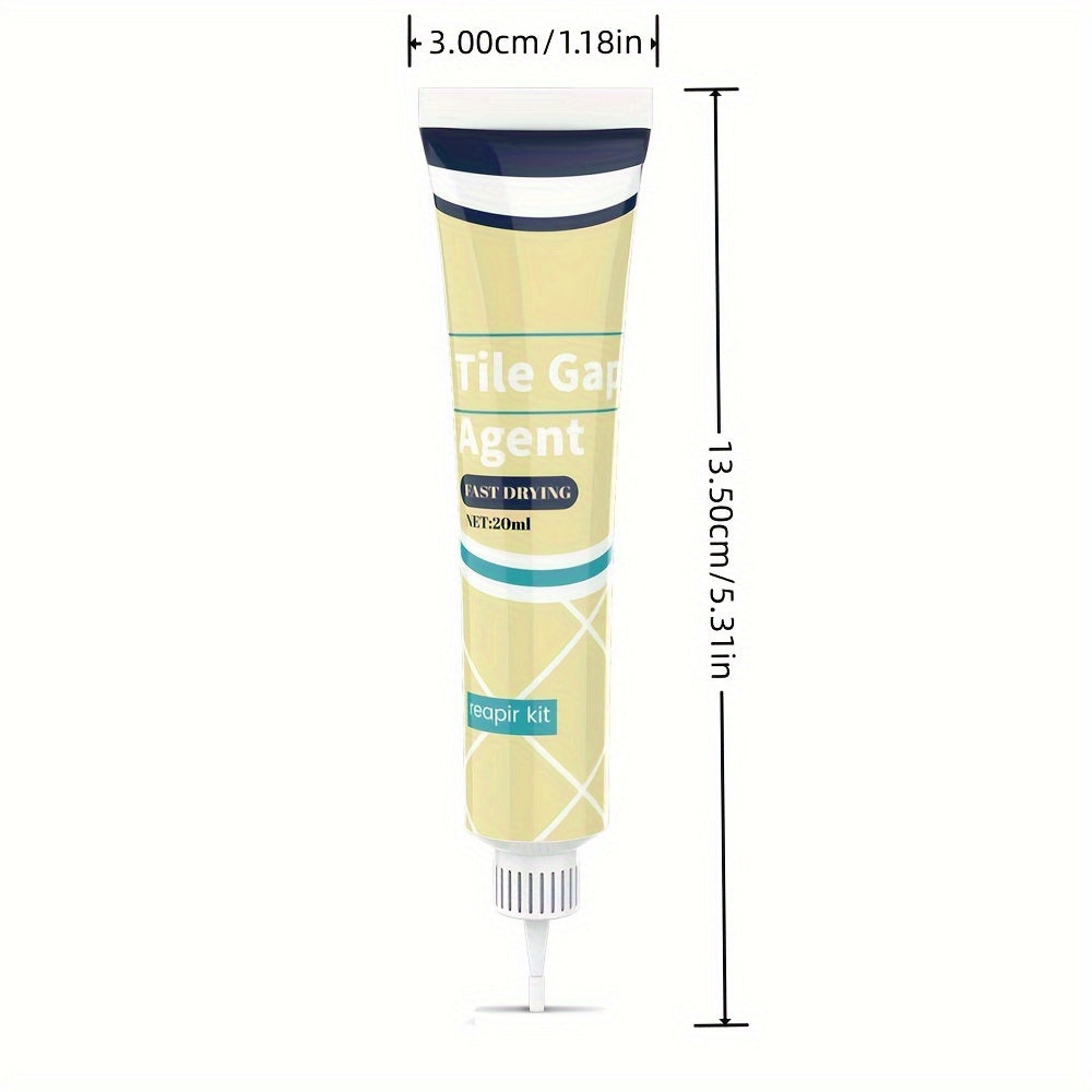 SealMate | Waterdichte Tegelvoegenvuller, Multi-Oppervlak Gel Afdichtingmiddel voor Badkamer, Keuken, Plastic & Hout Compatibel
