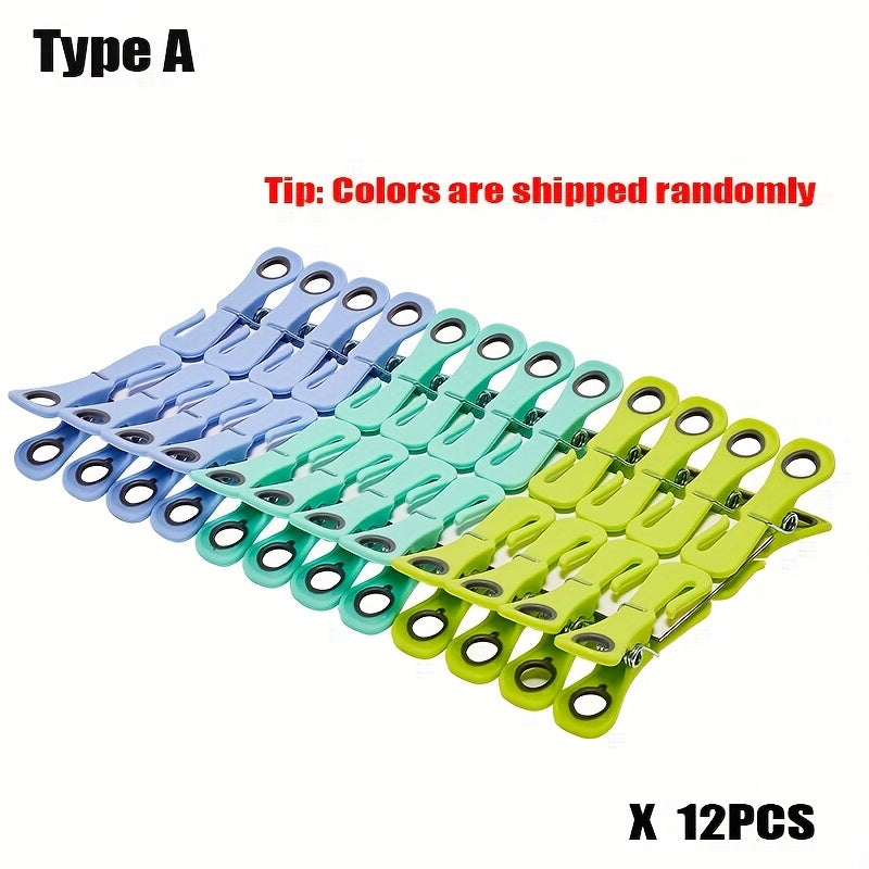 TurboClips | Extra sterke winddichte wasknijpers – duurzame plastic wasclips met stevige grip voor het drogen