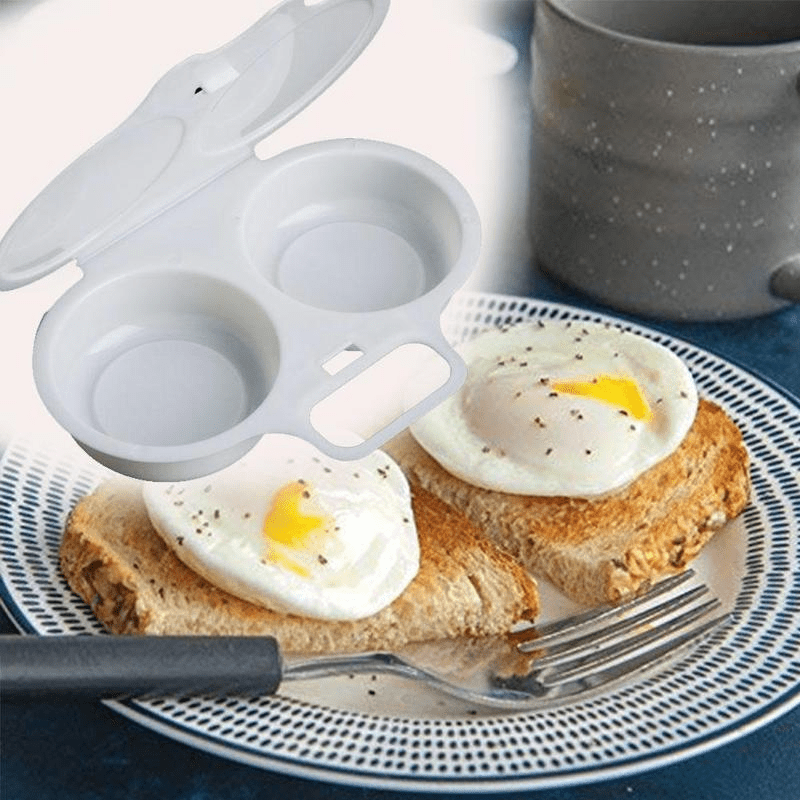 OmeletGo | Magnetron-omeletmaker – antiaanbak eierkoker, 2-cups capaciteit, BPA-vrij