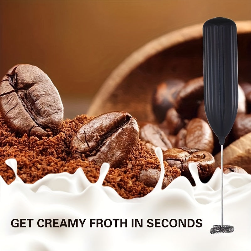 FrothPro | Handheld elektrische melkopschuimer - drankmixer op batterijen voor koffie, latte en warme chocolademelk - draagbare schuimmaker