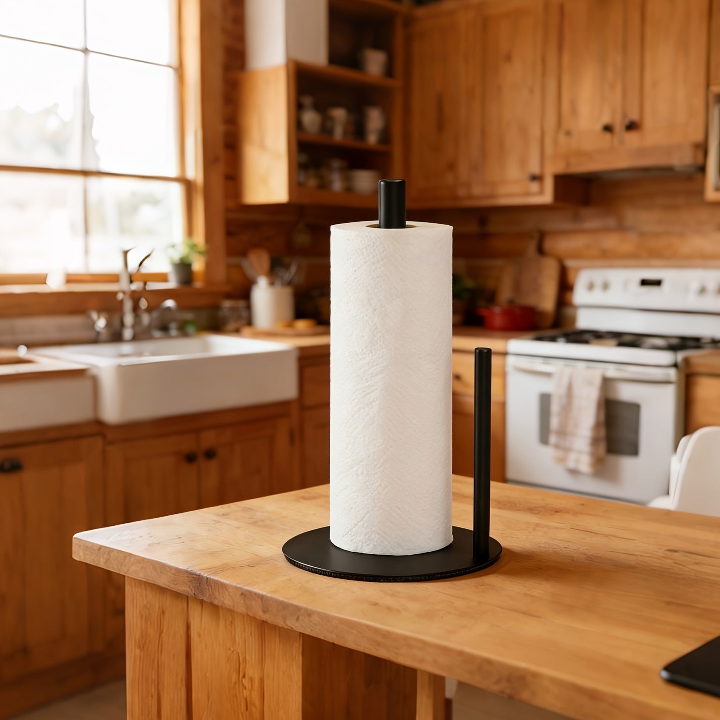 SleekRoll | Roestvrijstalen keukenrolhouder – Organizer voor keukenrollen