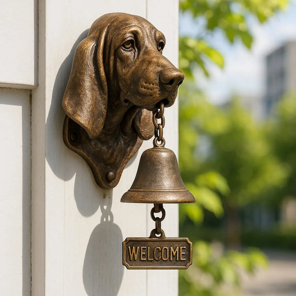 HavenBell | Duitse herdershond welkomstbel – Duurzaam gietijzer, symbool van bescherming