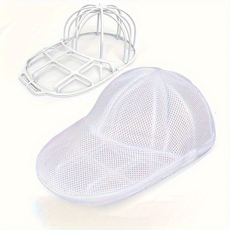 LaundriCap | Hoed-wasset - Mesh Hoedenwaszak & Hoedenrek Kooi, voorkomt vervorming, Machinewasbare Hoedbeschermer Set