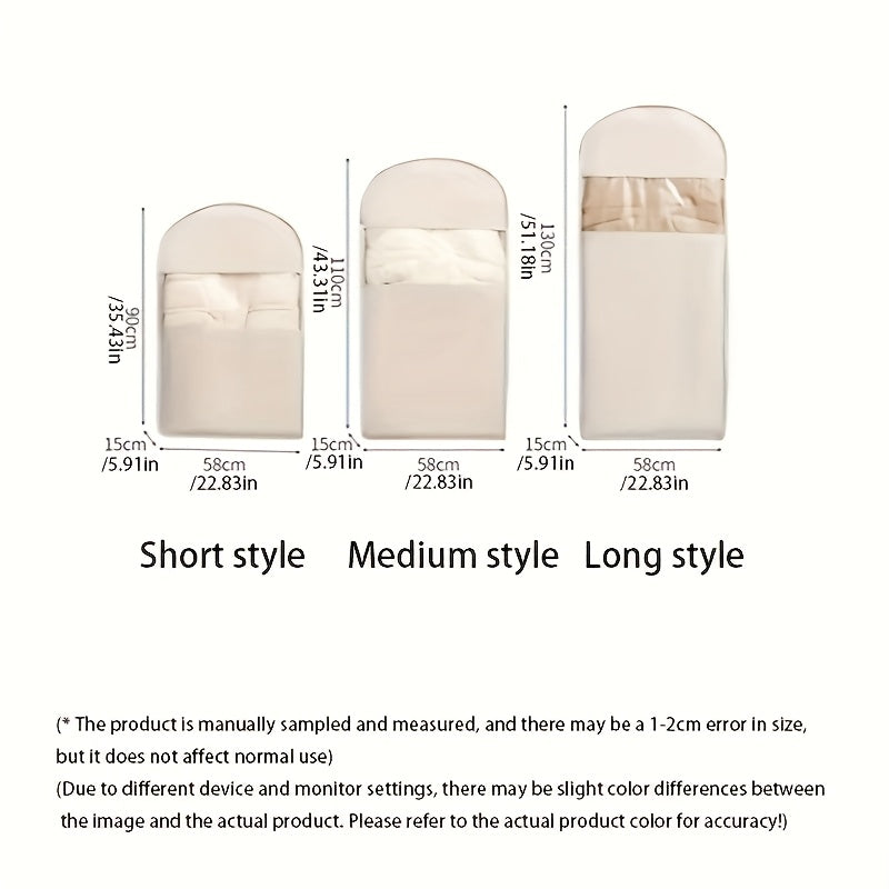 WardrobeSqueeze | 40% ruimtebesparende hangende vacuümzak – compressieopslag voor donsjassen en winterkleding