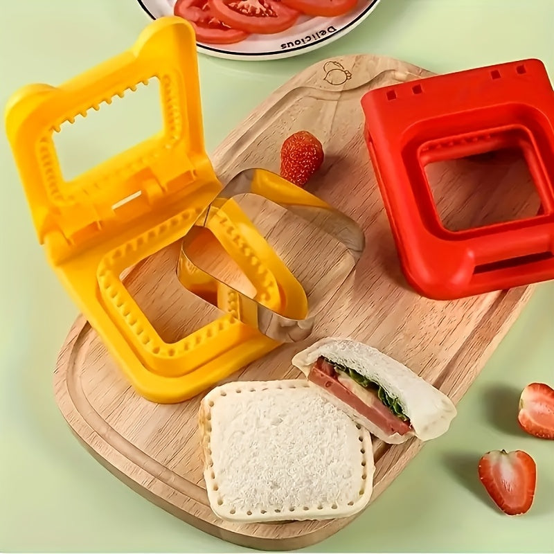 EdgeFree | Uncrustable Sandwich Cutter – Eenvoudige vierkante sandwichpers