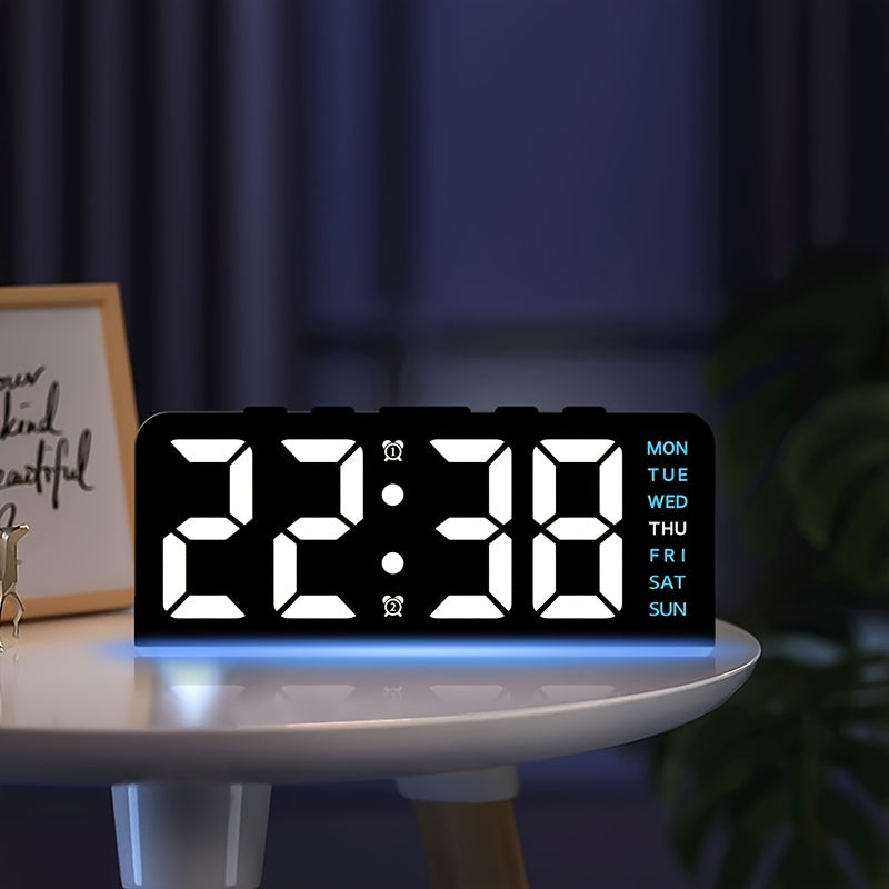 TimePulse | Digitale LED Wekker met Nachtlampje - Stil & Modern Ontwerp