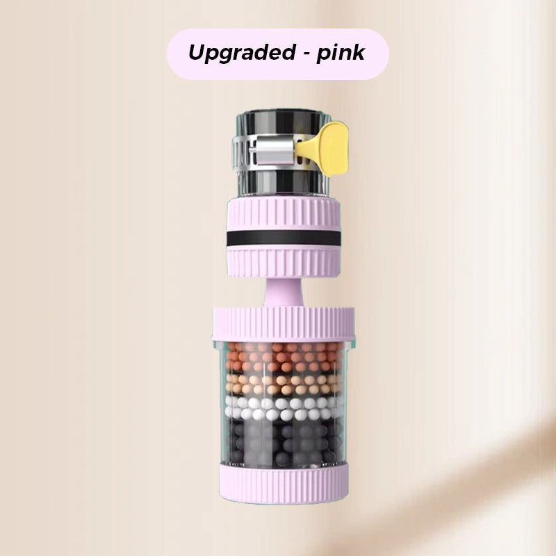 FlowPure | Waterfilter voor kraan – Op de kraan te monteren zuiveringsapparaat, spatwaterdicht