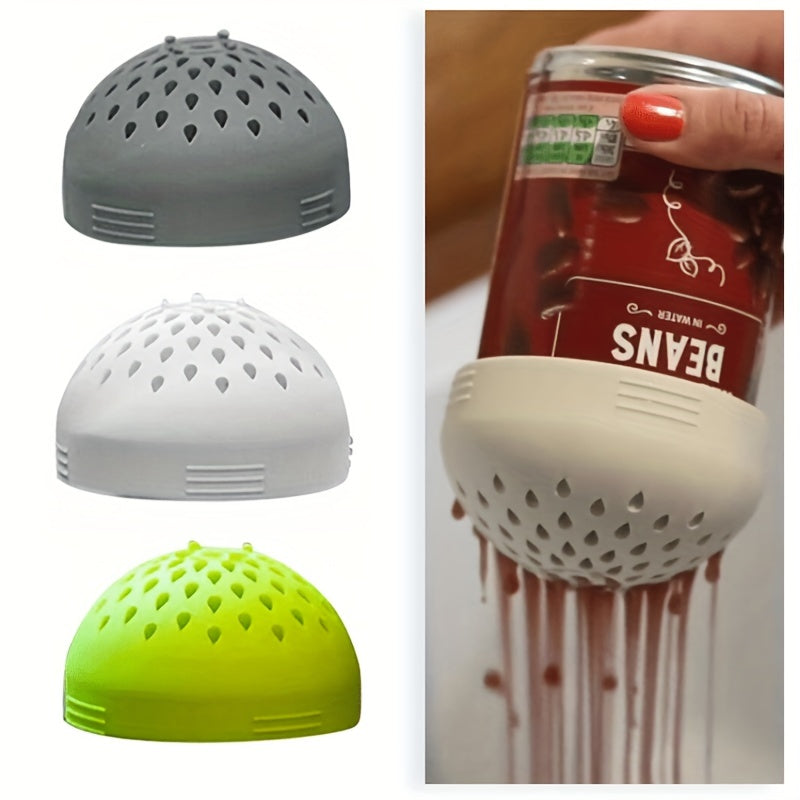 SipGuard | Herbruikbaar siliconen blikfilter – mini-drank- en voedselzeef, draagbare gaasafdruiprek voor in de keuken