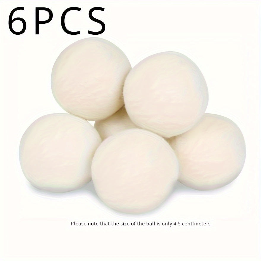 FluffOrb | Wollen Droogmolenbolletjes - Herbruikbare Wasverzachter & Anti-Kluwen Wasbolletjes voor Wasmachine
