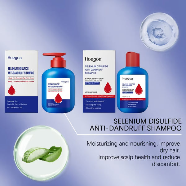 ScalPure | Seleniumdioxide shampoo tegen roos, verlichting bij jeukende hoofdhuid, versterking van het haar