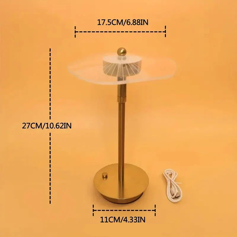 Flux | Moderne draadloze LED tafellamp - minimalistisch design, instelbare helderheid, energiezuinig
