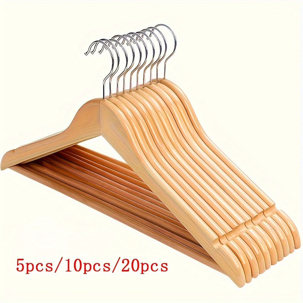 EverHanger | Duurzame Houten Overhemdhangers - Zware Kasthangers