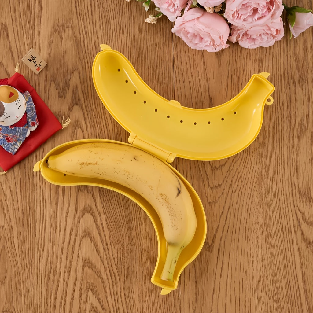 BananiBox | Bananenbeschermer Etui – Draagbare Harde Plastic Fruit Opbergdoos