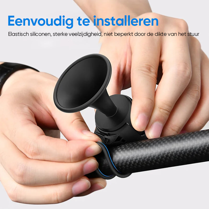 ShockBell | Elektrische fietsbel – Luide claxon van 120 dB, waterdicht, eenvoudig te monteren