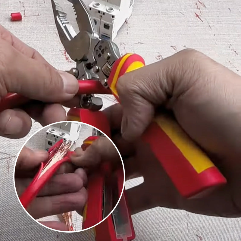 MultiStrip | 8-in-1 Draadstripper & Kabelknipper – Multifunctionele Krimptang