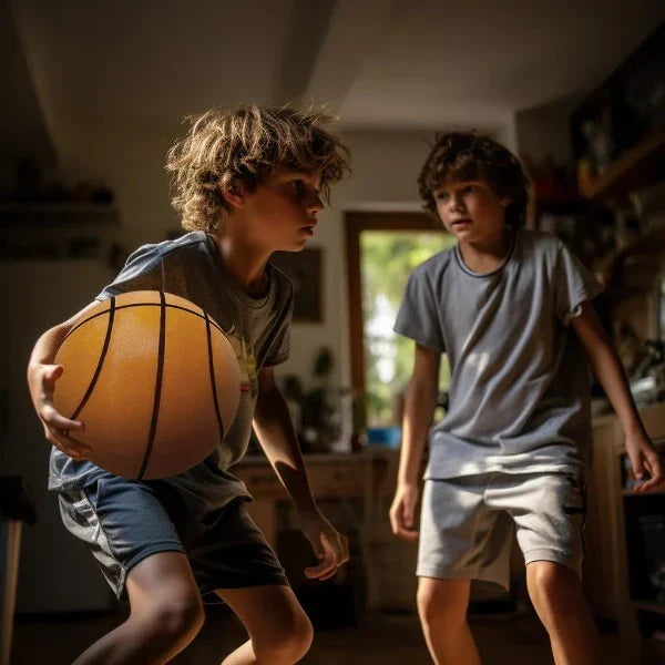 SilentHoop | Geluidsarme indoor basketbal – Duurzame trainingsbal voor thuis