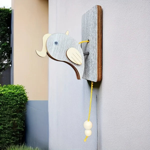 TapNest | Woodpecker Wooden Doorbell – Decorative Home & Café Doorbell