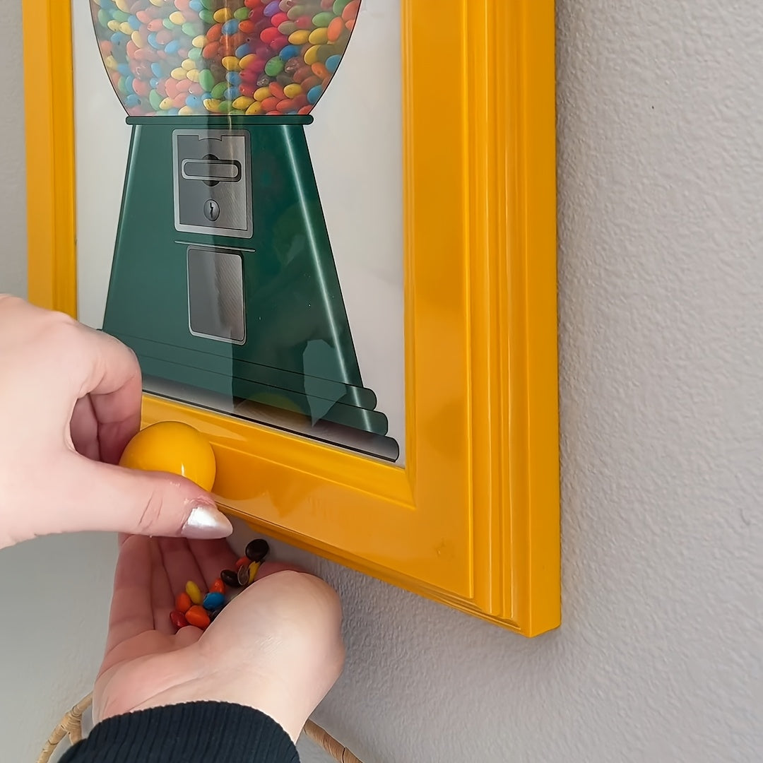 CandyFrame | Fotolijst voor aan de muur met ingebouwde snoepautomaat - decoratieve opslag en display in één