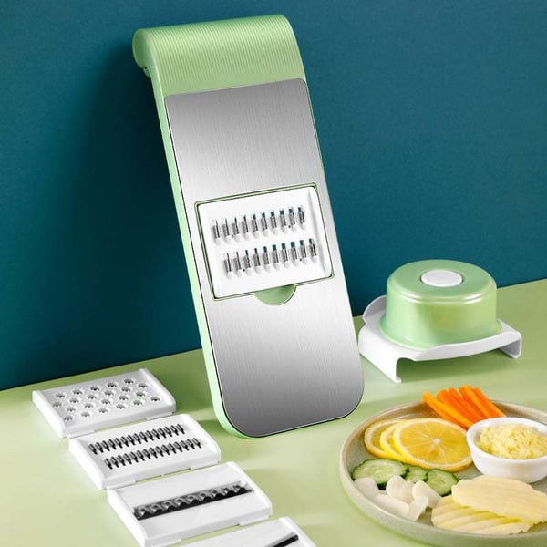 SliceMaster | Multifunctionele groentesnijder, snijder en hakker voor eenvoudige voedselbereiding