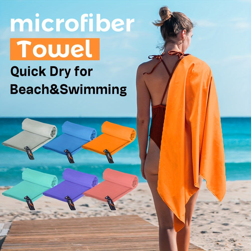 BreezeTowel | Sneldrogende microvezel strandlaken – Zandvrij, lichtgewicht, ultracompact, machinewasbaar