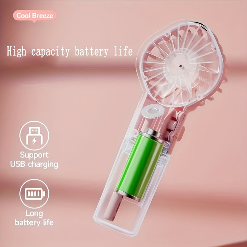 HydraFan | Oplaadbare Handheld Nevelventilator - USB-C Minikoelventilator met Waternevel