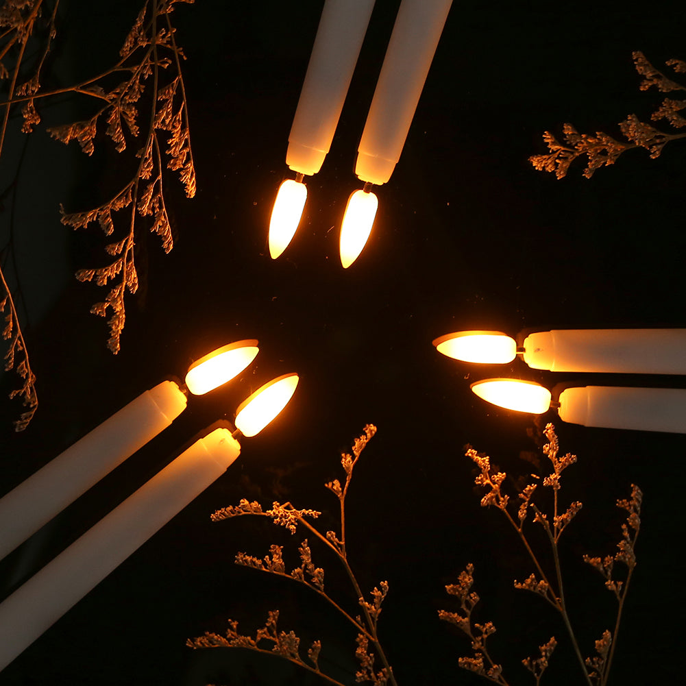 EverGlow | LED-kaarsenset zonder vlam – decoratieve kaarsen, werkt op batterijen